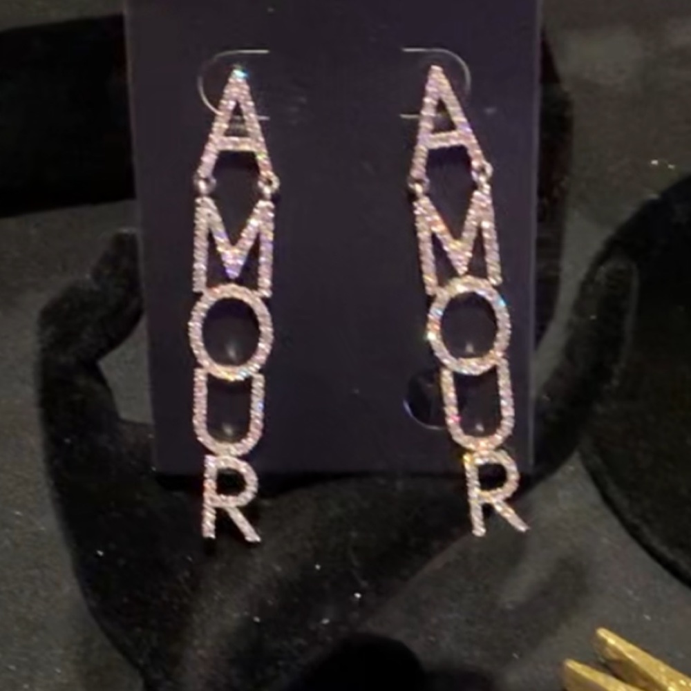 Amour Rhinestone Earrings